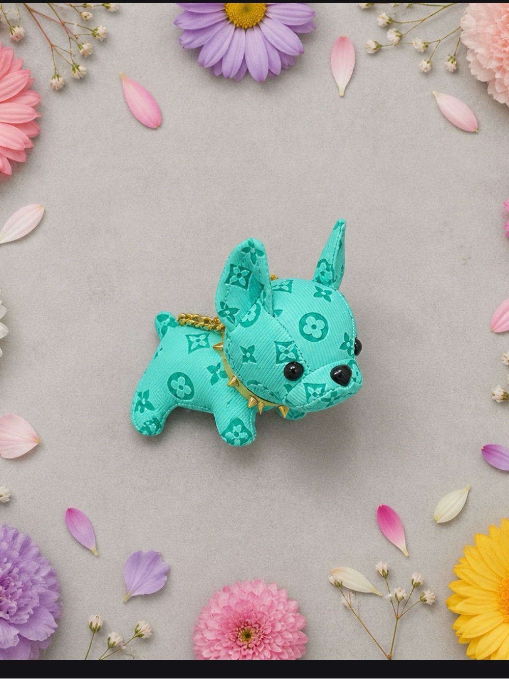 Luxury French Bulldog Dog Toy Keychain - 4 colorsyou will in this bundle NWT - Picture 6 of 6